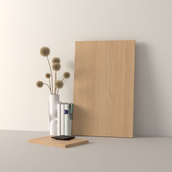 Sample, straight model, oak, 10x10 cm