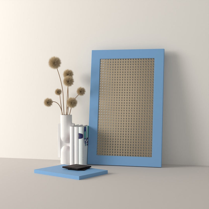 Door front, Rattan Frame model, rattan frame model, 25x80 cm