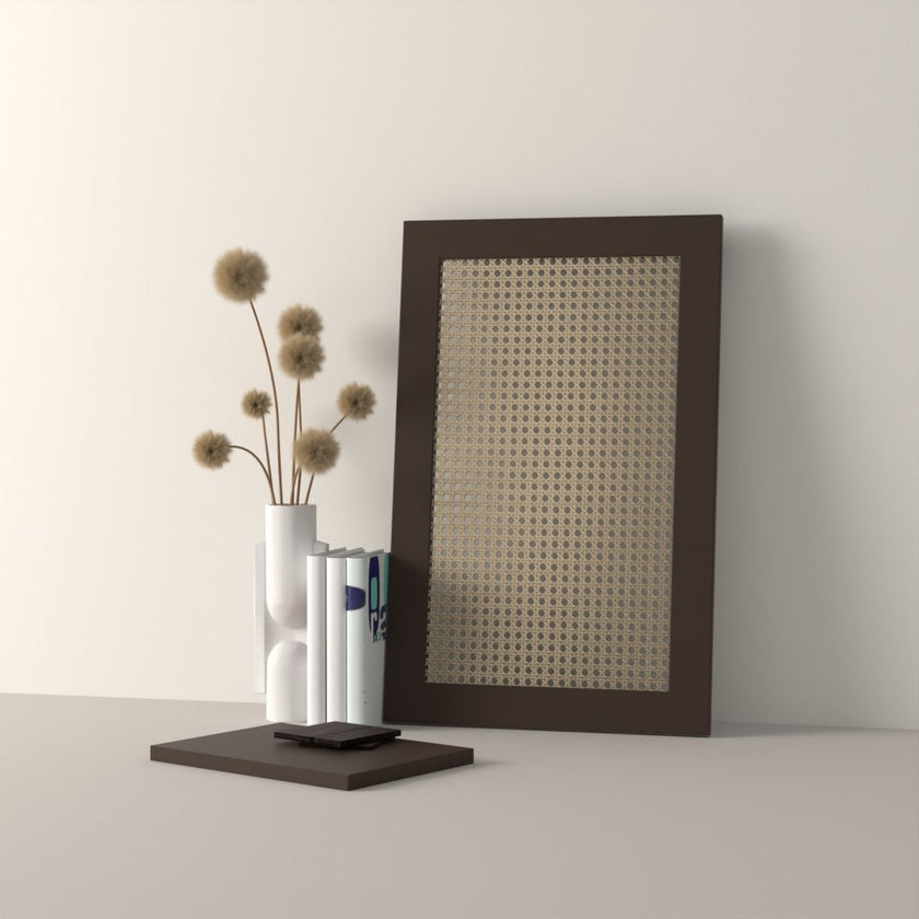Drawer front, Rattan Frame model, 80x20 cm