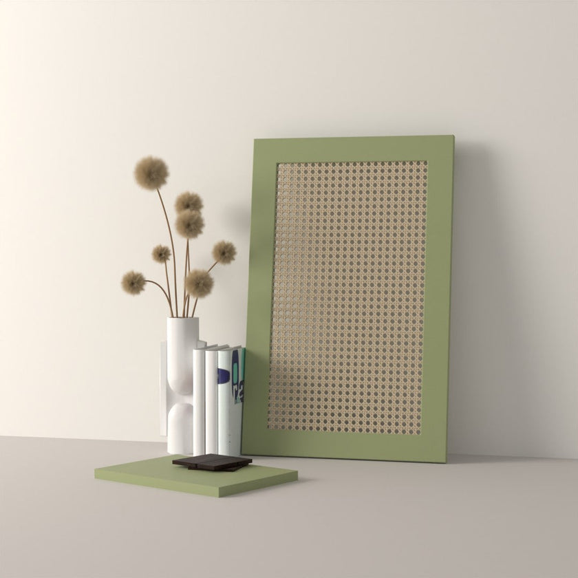 Door front, Rattan Frame model, 60x200 cm