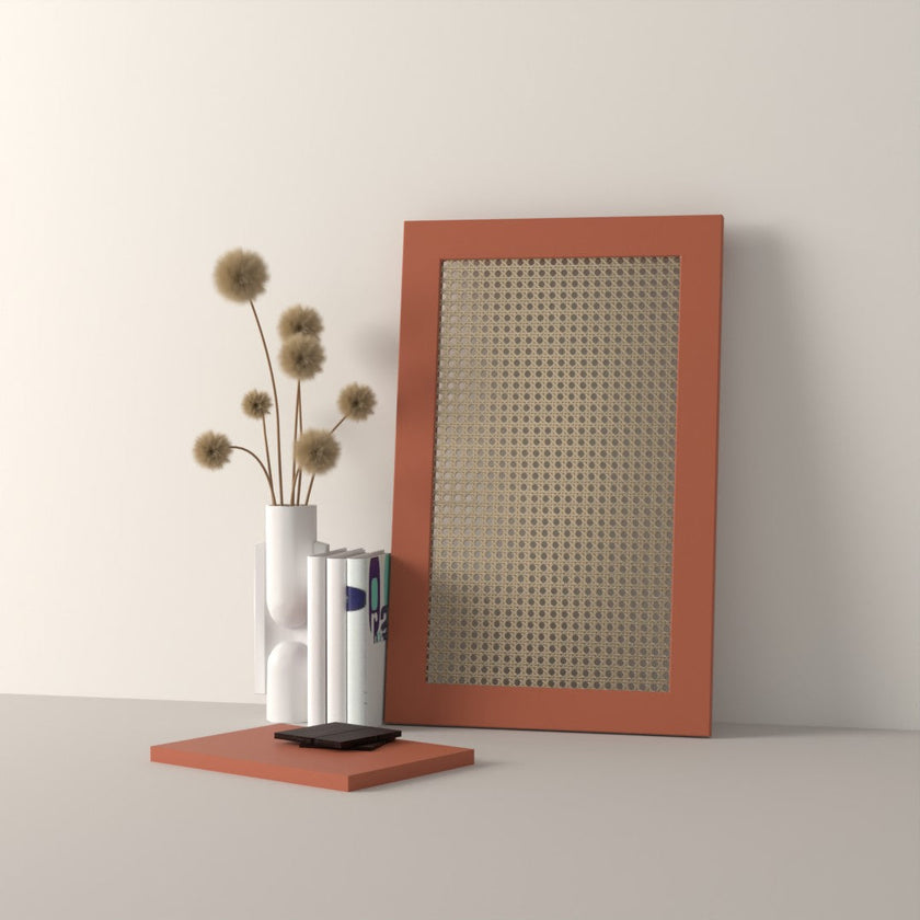 Right door front, Rattan Frame model, 37x236 cm