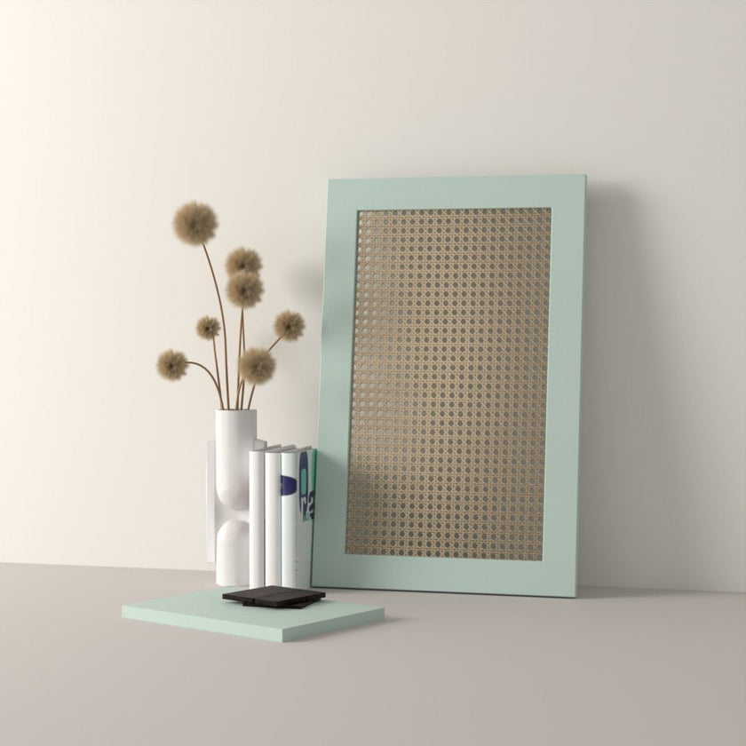 Left door front, Rattan Frame model, 37x236 cm