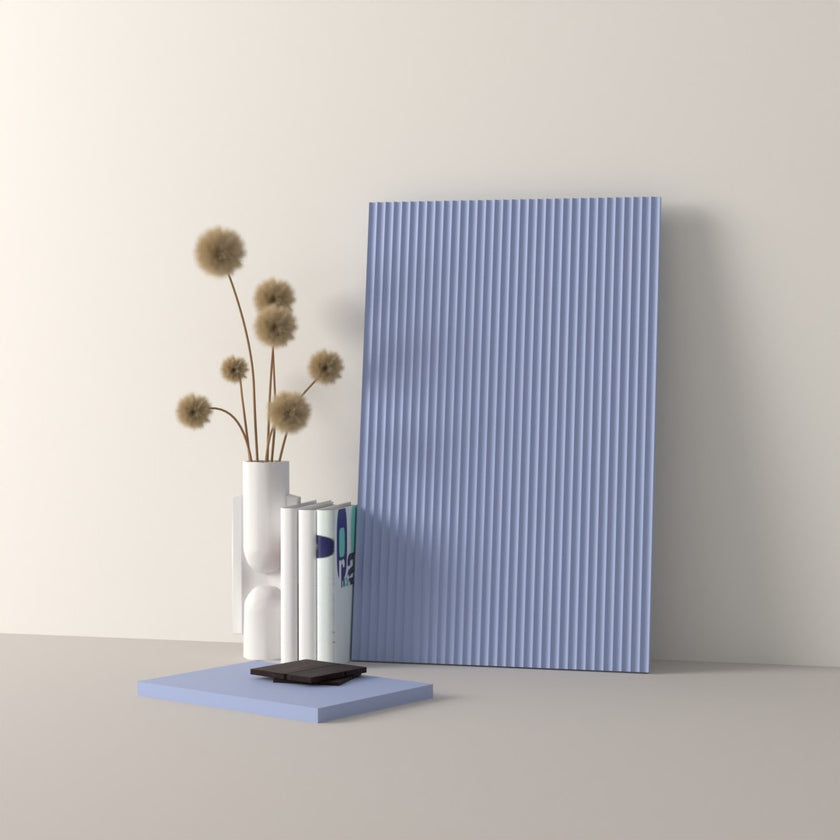 Drawer front, Fluted model, 40x10 cm