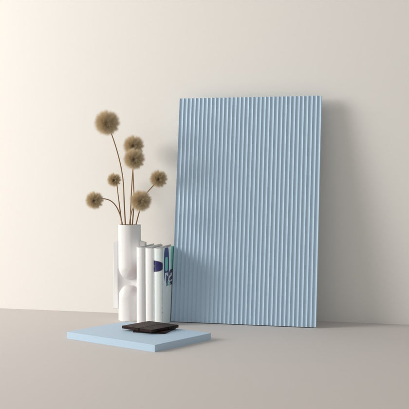 Drawer front, Fluted model, 40x10 cm