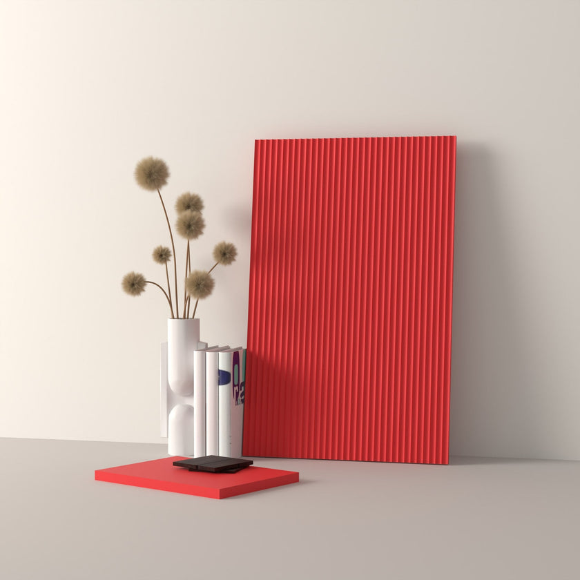 Drawer front, Fluted model, 40x20 cm