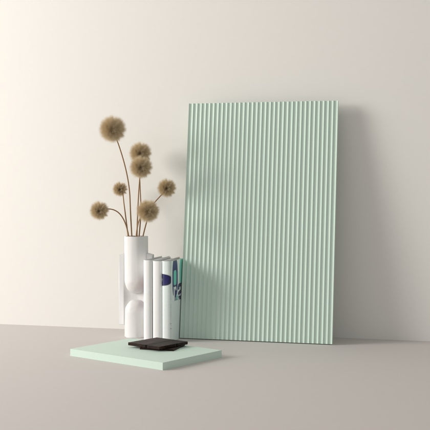 Drawer front, Fluted model, 40x10 cm