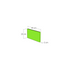 Drawer front, U-Handle model, honey oak, 40x20 cm