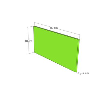 Drawer front, Wide Frame model, oak, 80x40 cm