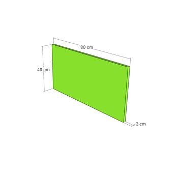 Drawer front, Wide Frame model, honey oak, 80x40 cm