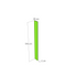 Left door front, U-Handle model, oak, 25x236 cm