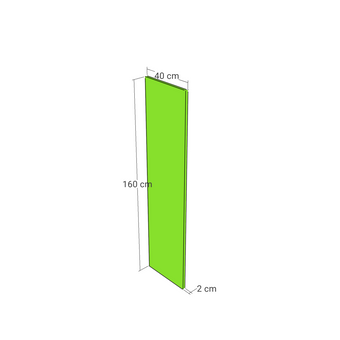 Door front, Narrow Frame model, honey oak, 40x160 cm