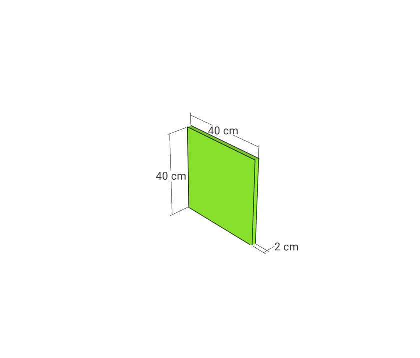 Door front, Rattan Frame model, 40x40 cm