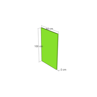 Door front, Straight model, 60x100 cm