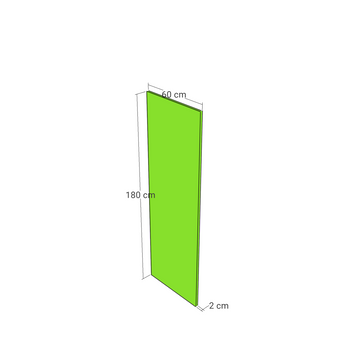 Door front, U-Handle model, 60x180 cm