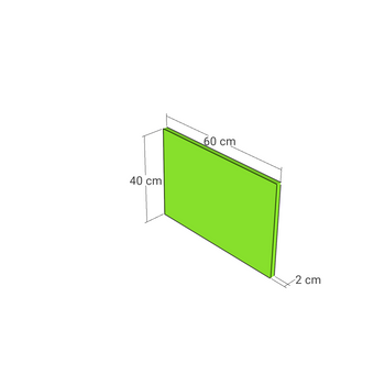 Door front, Narrow Frame model, 60x40 cm