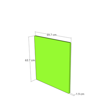 Door front, Fabric Frame model, 60x64 cm