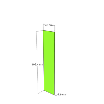 Panou, model drept, 42x192 cm