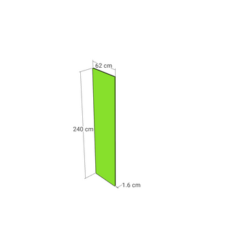 Panou, model drept, 62x240 cm