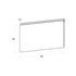 Front sertar, model maner-U, 60x38 cm