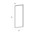 Door front, Narrow Frame model, 30x80 cm
