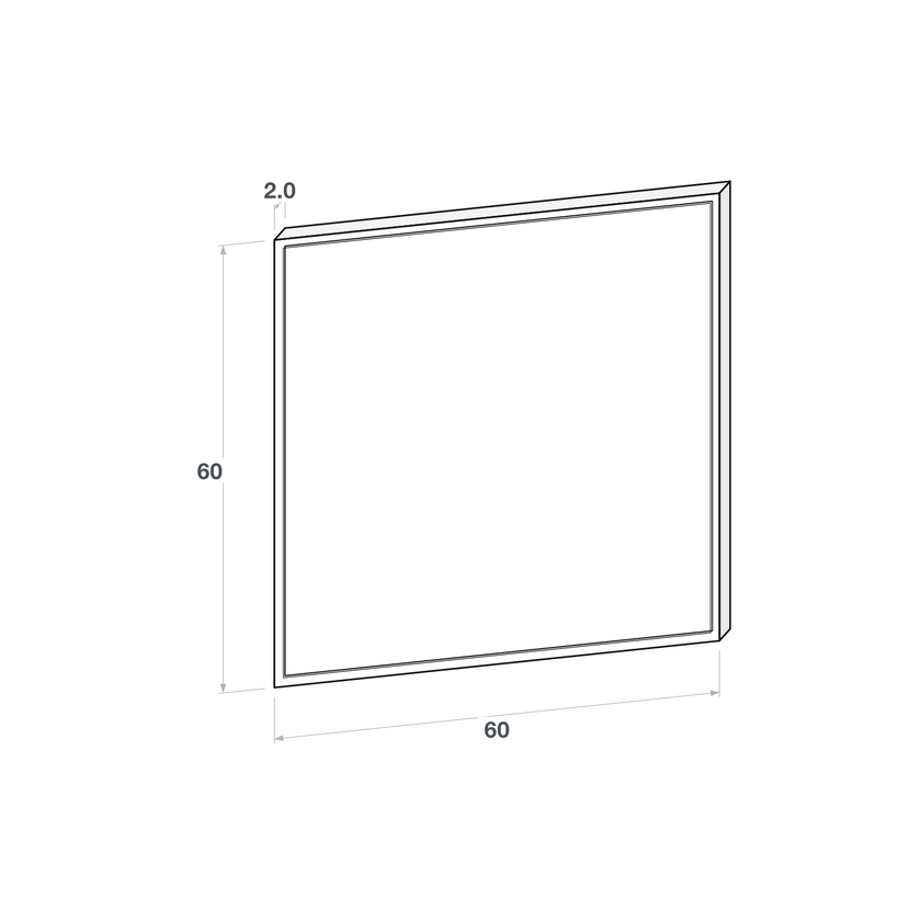 Door front, Narrow Frame model, 60x60 cm