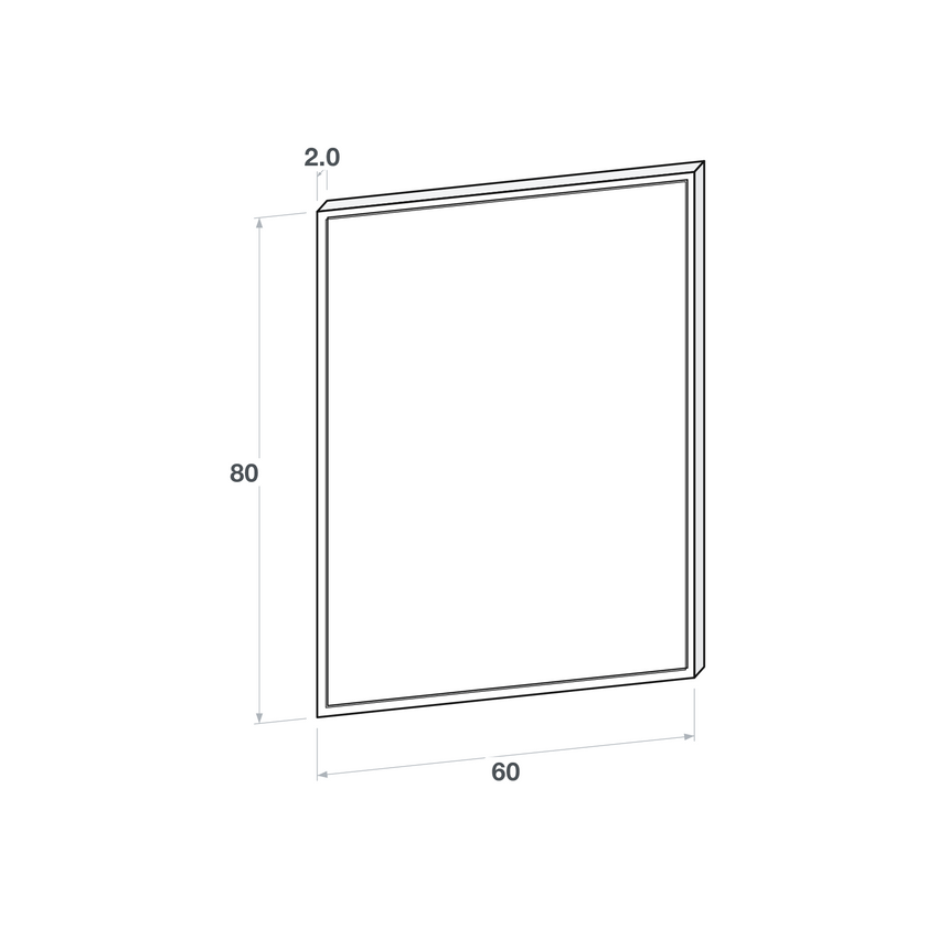 Door front, Narrow Frame model, 60x80 cm