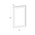 Door front, Wide Frame model, honey oak, 60x100 cm