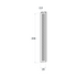 Right door front, Rattan Frame model, 25x236