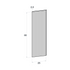 Corner door front, Fluted model, 25x80 cm